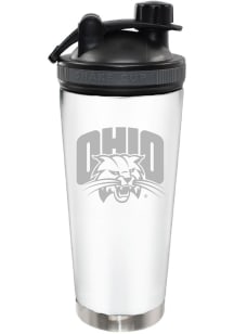 Ohio Bobcats 24oz Stainless Steel Bottle - White