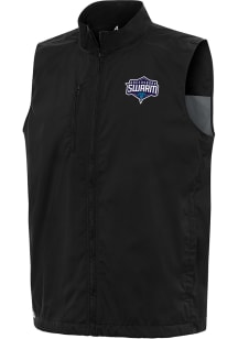 Antigua Greensboro Swarm Mens Black Brisk Sleeveless Jacket
