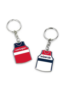 Washington Wizards Reversible Jersey Keychain - Red