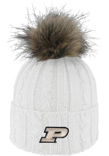 LogoFit Purdue Boilermakers White Alps Womens Knit Hat