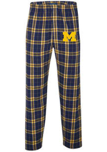 Michigan Wolverines Mens Navy Blue Classic Sleep Pants
