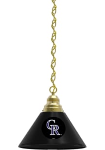 Colorado Rockies Single Gold Billiard Lamp