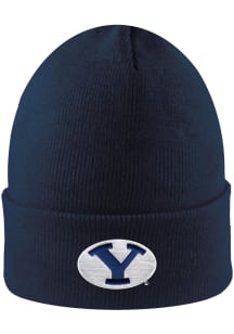 LogoFit BYU Cougars Navy Blue South Pole Mens Knit Hat