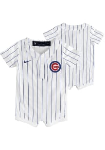 Nike Chicago Cubs Baby White Home Replica Romper Jersey Baseball Jersey