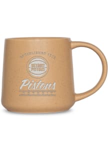 Detroit Pistons Taper Ceramic Mug - White
