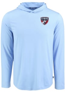 Cutter and Buck FC Dallas Mens Light Blue Coastline Eco Hood