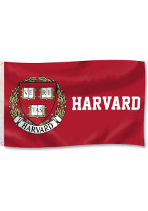 Harvard Crimson 3'x5' DuraWave Silk Screen Grommet Flag - Crimson