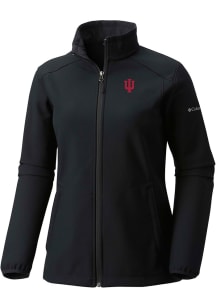 Columbia Indiana Hoosiers Womens Black Heat Seal Kruser Ridge III Light Weight Jacket