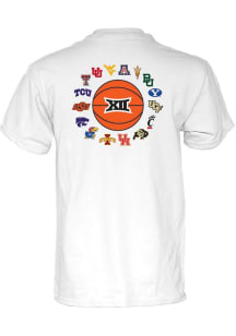Blue 84 Big 12 White All Team Basketball Short Sleeve T Shirt