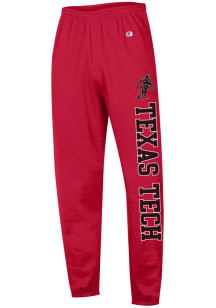 Champion Texas Tech Red Raiders Mens Red Masked Rider Banded Sweatpants