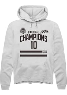 Zack Sharp Western Michigan Broncos Mens White NIL 2025 National Champions Shirzee Player Hood