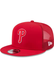 New Era Philadelphia Phillies Red 2026 MLB Batting Practice Fan Pack 9FIFTY Mens Snapback Hat