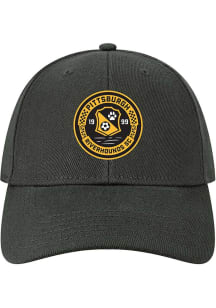 Pittsburgh Riverhounds SC Mens Black Serge 717X Structured Flex Hat