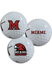 Miami RedHawks Funny Golf Balls