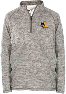 Loyola Ramblers Youth Grey Mathew Long Sleeve Quarter Zip Shirt