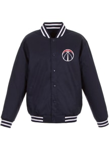 Washington Wizards Mens Navy Blue Poly Twill Medium Weight Jacket