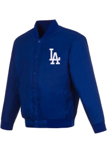 MLB Los Angeles Dodgers 中綿ジャケット ネイビー Los Angeles Dodgers Mens Nylon Bomber BLUE Light Weight Jacket