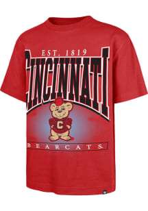 47 Cincinnati Bearcats Red Vault Hot Corner Foundation Short Sleeve Fashion T Shirt