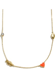 BaubleBar Oklahoma State Cowboys Spaced Charm Womens Necklace