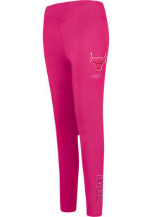 Pro Standard Chicago Bulls Girls Pink Classic Triple Pink Bottoms Leggings