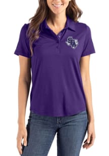 Cutter and Buck SFA Lumberjacks Womens Purple Coastline Eco Short Sleeve Polo Shirt