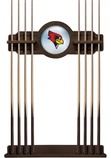 Illinois State Redbirds Solid Wood Cue Rack Pool Table