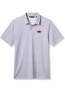 Travis Mathew Arkansas Razorbacks Mens Cardinal College Bound Short Sleeve Fashion Polo
