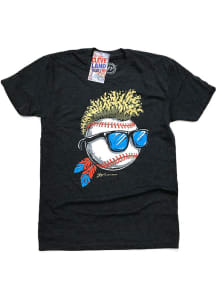 GV Art + Design Cleveland Black Wild Hair Short Sleeve Fashion T Shirt