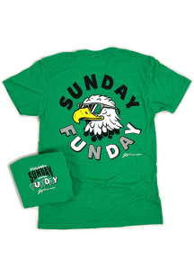 GV Art + Design Philadelphia Green Sunday Funday Short Sleeve Fashion T Shirt