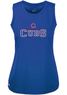 Levelwear Chicago Cubs Womens Blue Macy Journey Tank Top