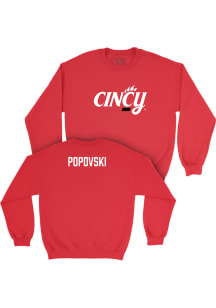 Milica Popovski Cincinnati Bearcats Mens Red NIL Legacy Player Crew
