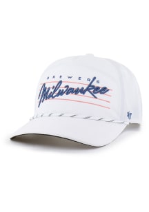 47 Milwaukee Brewers 2026 City Connect Downburst Hitch Adjustable Hat - White