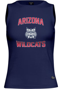 Hype and Vice Arizona Wildcats Womens Navy Blue Full Length Tank Top