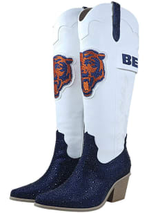 Chicago Bears Two Tone Sequin Womens Boots