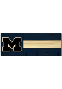 Michigan Wolverines Key Rack Sign - Yellow