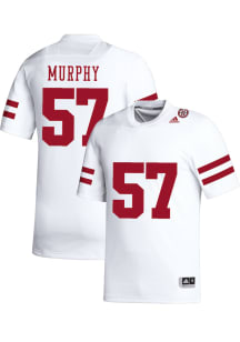 Ashton Murphy   Nebraska Cornhuskers White NIL Name And Number Football Jersey