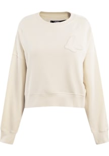 Pro Standard Boston Red Sox Womens White Neutral Crew Sweatshirt