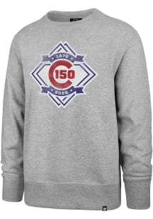 47 Chicago Cubs Mens Grey 150 Long Sleeve Crew Sweatshirt