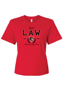 Summit Sportswear Utah Utes Womens Red Midlength Short Sleeve T-Shirt