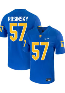 Cameron Rosinsky   Pitt Panthers Blue Football Football Name And Number Football Jersey