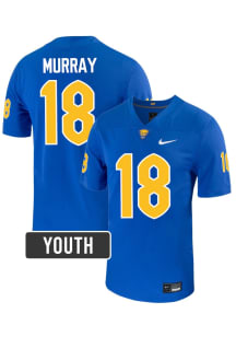 Rashan Murray Pitt Panthers Youth Blue  NIL Name And Number Football Jersey