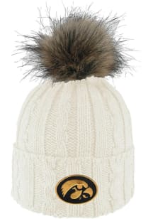 LogoFit Iowa Hawkeyes White Alps Womens Knit Hat
