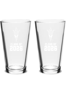 Arizona State Sun Devils Class of 2026 Pub Set Pint Glass - White