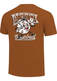 Texas Longhorns Youth Burnt Orange Retro Baseball Pennant Short Sleeve T-Shirt