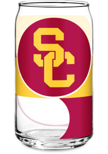 USC Trojans Glass Pint Glass - White