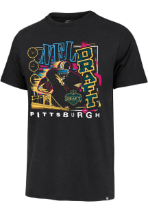 47 Pittsburgh Steelers Black NFL Draft Short Sleeve Fashion T Shirt
