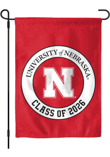 Nebraska Cornhuskers Class of 2026 Garden Flag - Red