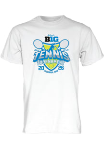 Blue 84 Big Ten White 2026 Big Ten Women's Tennis Tournament Short Sleeve T Shirt