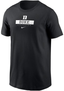Nike Duke Blue Devils Toddler Black Team Issue Short Sleeve T-Shirt