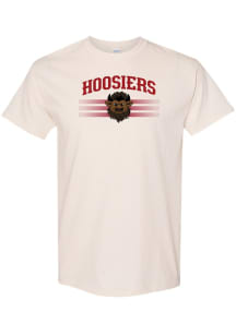 Indiana Hoosiers White Bison Dynasty Logo Short Sleeve T Shirt